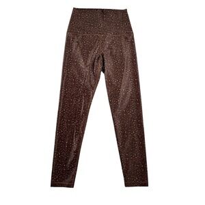 Aerie OFFLINE Brown Leopard Print High Waisted 7/8 Leggings Womens Size Medium
